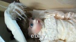 NEW Franklin Heirloom Porcelain French Bebe Bru Victorian Bride Doll