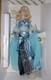 NEW Franklin Mint Lady Of the Lake Camelot Porcelain Doll Excalibur Sword &Stand