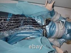 NEW Franklin Mint Lady Of the Lake Camelot Porcelain Doll Excalibur Sword &Stand