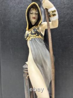 NEW MISTRESS OF DEATH FRANKLIN PORCELAIN SCULPTURE STATUE Limited Brom #329/