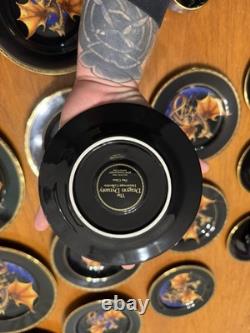 NEW RARE 20 Piece 4 Place Settings Franklin Mint Dragon Dynasty Dinnerware Gold