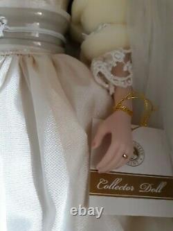 NIB Franklin Mint Diana Portrait of a Bridal Princess Porcelain Doll COA