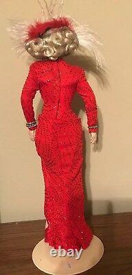 NIB Marilyn Monroe Franklin Mint Porcelain doll Gentlemen Prefer Blondes