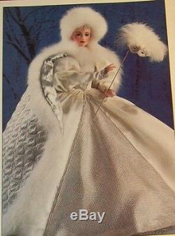 NRFB $400 DOLL SNOW QUEEN MASQUERADE PORCELAIN 22 FRANKLIN MINT by J Reavy
