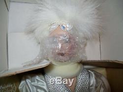 NRFB $400 DOLL SNOW QUEEN MASQUERADE PORCELAIN 22 FRANKLIN MINT by J Reavy