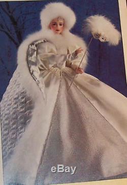 NRFB $400 DOLL SNOW QUEEN MASQUERADE PORCELAIN 22 FRANKLIN MINT by J Reavy