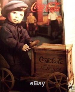 NRFB Franklin Mint COCA COLA DOLL SOAP BOX DERBY NIB