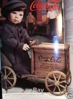 NRFB Franklin Mint COCA COLA DOLL SOAP BOX DERBY NIB