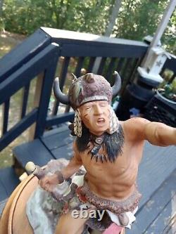 Native American SPIRIT OF THE SIOUX by R. F. MURPHY for Franklin Mint PORCELAIN