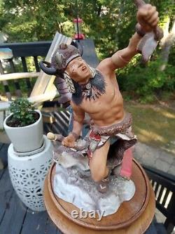 Native American SPIRIT OF THE SIOUX by R. F. MURPHY for Franklin Mint PORCELAIN