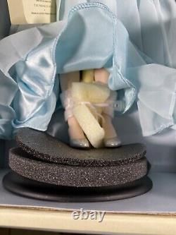 New Franklin Mint Princess Diana Princess of Elegance Porcelain Doll Blue NIB