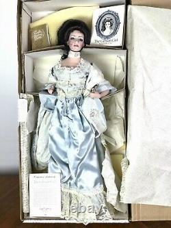 New In Box 1989 Franklin Mint Gibson Girl Boudoir Porcelain Doll 22 Mirror COA