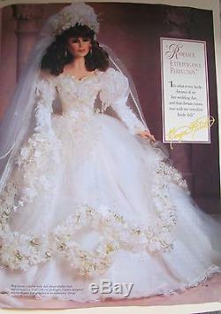 Nib Franklin Mint $750 Bride Doll Maryse Nicole Full Jointed Porcelain 22'' Coa