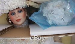 Nib Franklin Mint $750 Bride Doll Maryse Nicole Full Jointed Porcelain 22'' Coa