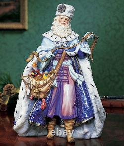 Nib Santa Old World Victorian Christmas Porcelain 11 T 2001 $300 Franklin Mint