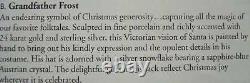Nib Santa Old World Victorian Christmas Porcelain 11 T 2001 $300 Franklin Mint