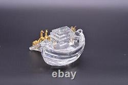 Noah's Ark in Crystal and Gold A Franklin Mint Collectible