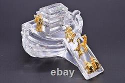 Noah's Ark in Crystal and Gold A Franklin Mint Collectible