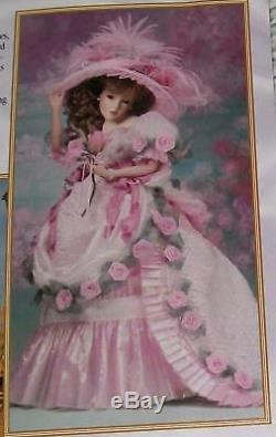 Nrfb $500 Franklin Mint Maryse Nicole Southern Belle Doll 20 All Porcelain +coa