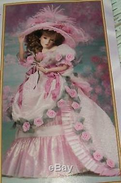 Nrfb $500 Franklin Mint Maryse Nicole Southern Belle Doll 20 All Porcelain +coa