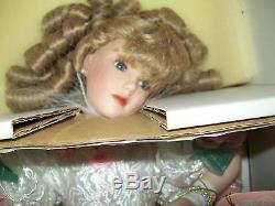 Nrfb $500 Franklin Mint Maryse Nicole Southern Belle Doll 20 All Porcelain +coa