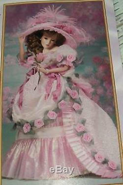 Nrfb Maryse Nicole Southern Belle Doll 20 All Porcelain +coa 1995 Franklin Mint