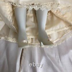 Original 1987 Gibson Girl Bride Wedding Doll Franklin Heirloom Mint Porcelain