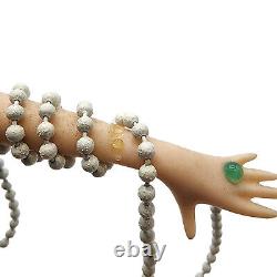Pearls and Emeralds Figurine Franklin Mint House of Erte Porcelain N2456 READ