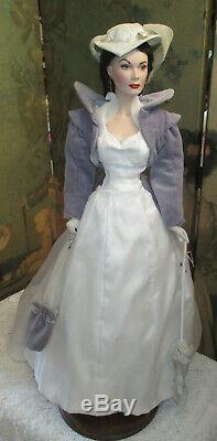 Porcelain Franklin Heirloom Scarlett Sawmill Doll Gone With The Wind Coa