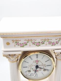 Porcelain Franklin Mint Empress Josephine Wind Up Clock Collectible Rare Gift