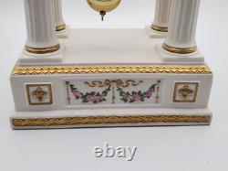 Porcelain Franklin Mint Empress Josephine Wind Up Clock Collectible Rare Gift