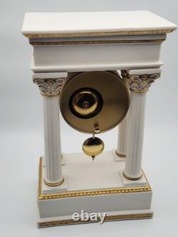 Porcelain Franklin Mint Empress Josephine Wind Up Clock Collectible Rare Gift