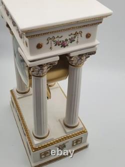 Porcelain Franklin Mint Empress Josephine Wind Up Clock Collectible Rare Gift