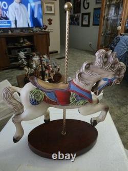 Porcelain Hand Painted Carousel Animal Figurine Set