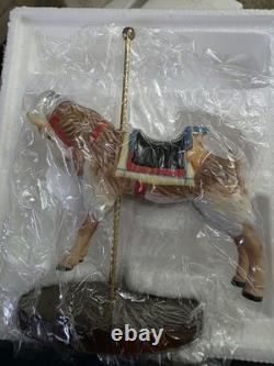 Porcelain Hand Painted Carousel Animal Figurine Set