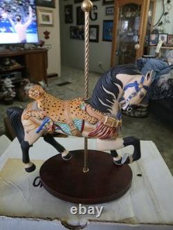 Porcelain Hand Painted Carousel Animal Figurine Set