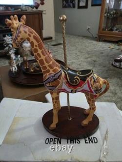 Porcelain Hand Painted Carousel Animal Figurine Set