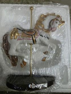 Porcelain Hand Painted Carousel Animal Figurine Set