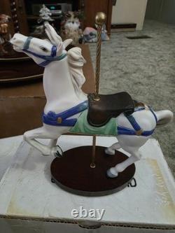 Porcelain Hand Painted Carousel Animal Figurine Set