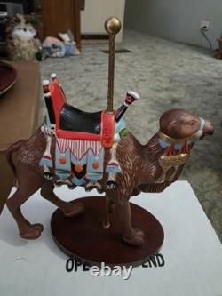 Porcelain Hand Painted Carousel Animal Figurine Set
