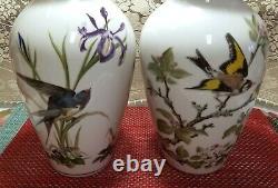 Porcelain Vases Limited Edition Franklin The Woodland Bird & The Meadowland Bird