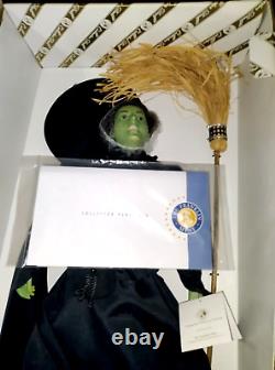 Porcelain Wicked Witch Wizard Of Oz Doll Franklin Mint, Scarecrow Dorothy Glinda