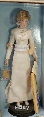 Princess Diana Doll, Queen Of Fashion Porcelain Doll By Franklin Mint