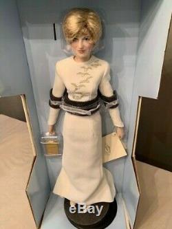 Princess Diana Doll, Queen Of Fashion Porcelain Doll By Franklin Mint