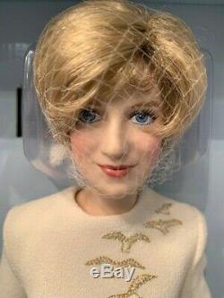 Princess Diana Doll, Queen Of Fashion Porcelain Doll By Franklin Mint