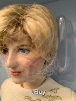 Princess Diana Doll, Queen Of Fashion Porcelain Doll By Franklin Mint