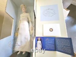 Princess Diana Franklin Mint Porcelain Doll Ivory Dress Wore In Saudi Arabia