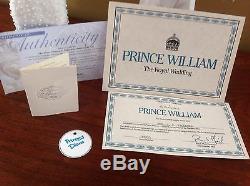 Princess Diana Franklin Mint Prince William Danbury Mint Porcelain Hand Painted