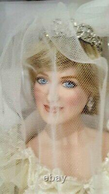 Princess Diana Wedding Bride Franklin Mint porcelain doll? MISSING COA