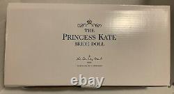 Princess Kate Porcelain Bride Doll. & Princess Diana LOT OF 2 FRANKLYN DANBURY